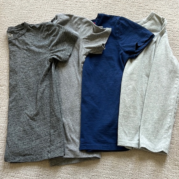 Bundle Mini Boden 4 Solid Tees - Picture 1 of 5